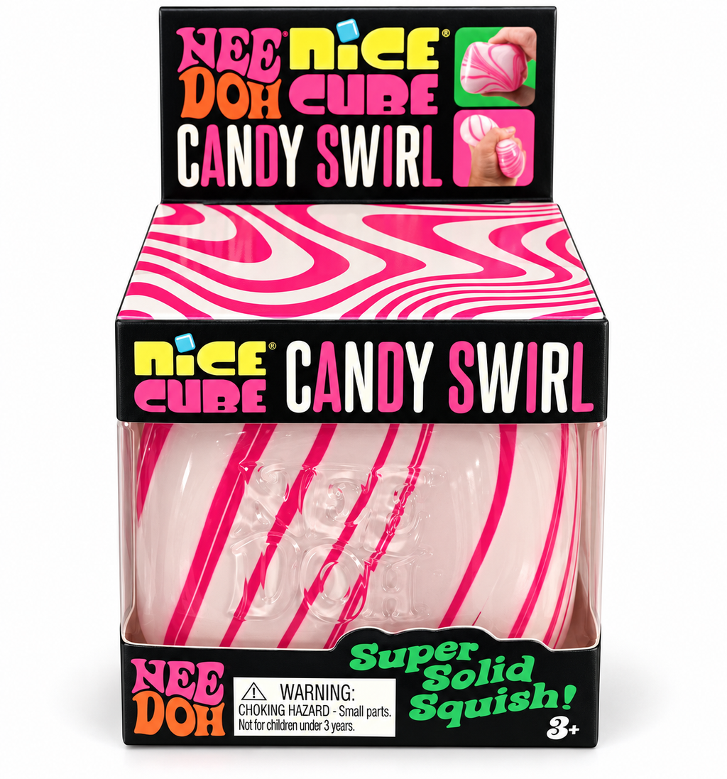 Needoh Nice Cube Candy Swirl (Rare)