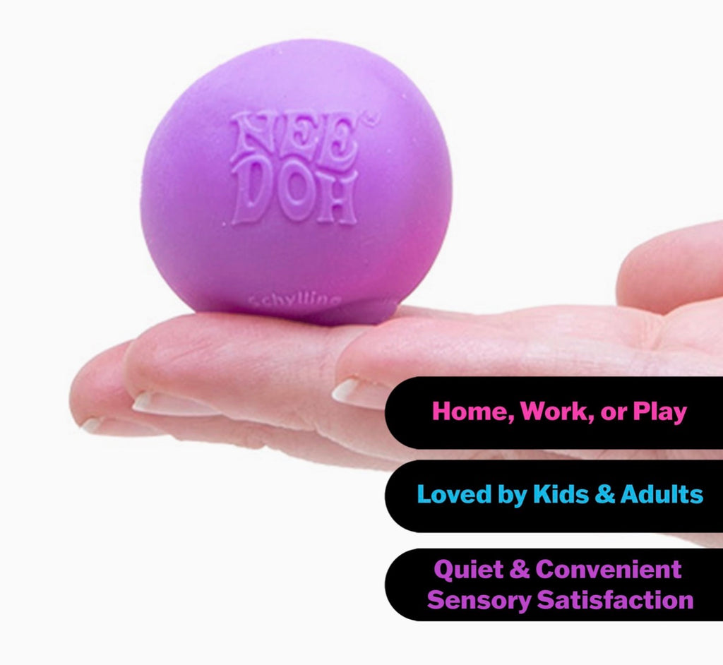 Schylling Teenie NeeDoh Color Change 4-Pack – Mini Sensory Fidget Toys