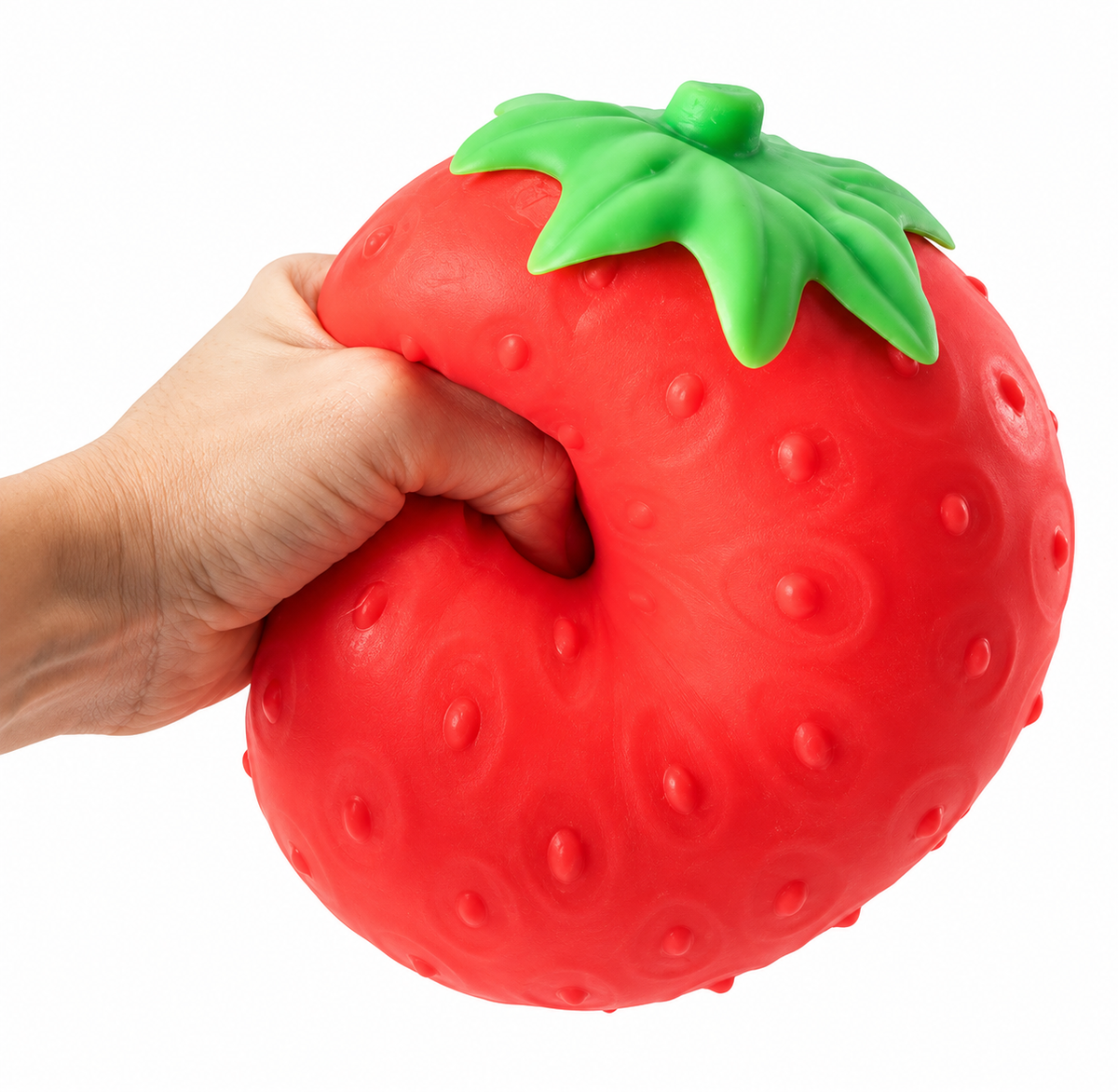 SmushMart Strawberry Scented Squishy – Jumbo Strawberry Sensory Stress Toy