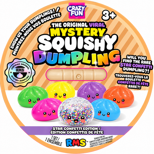 RMS Mystery Squishy Dumpling Star Confetti Edition