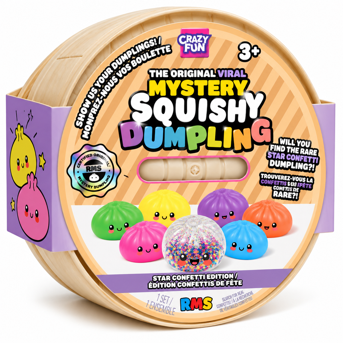 RMS Mystery Squishy Dumpling Star Confetti Edition