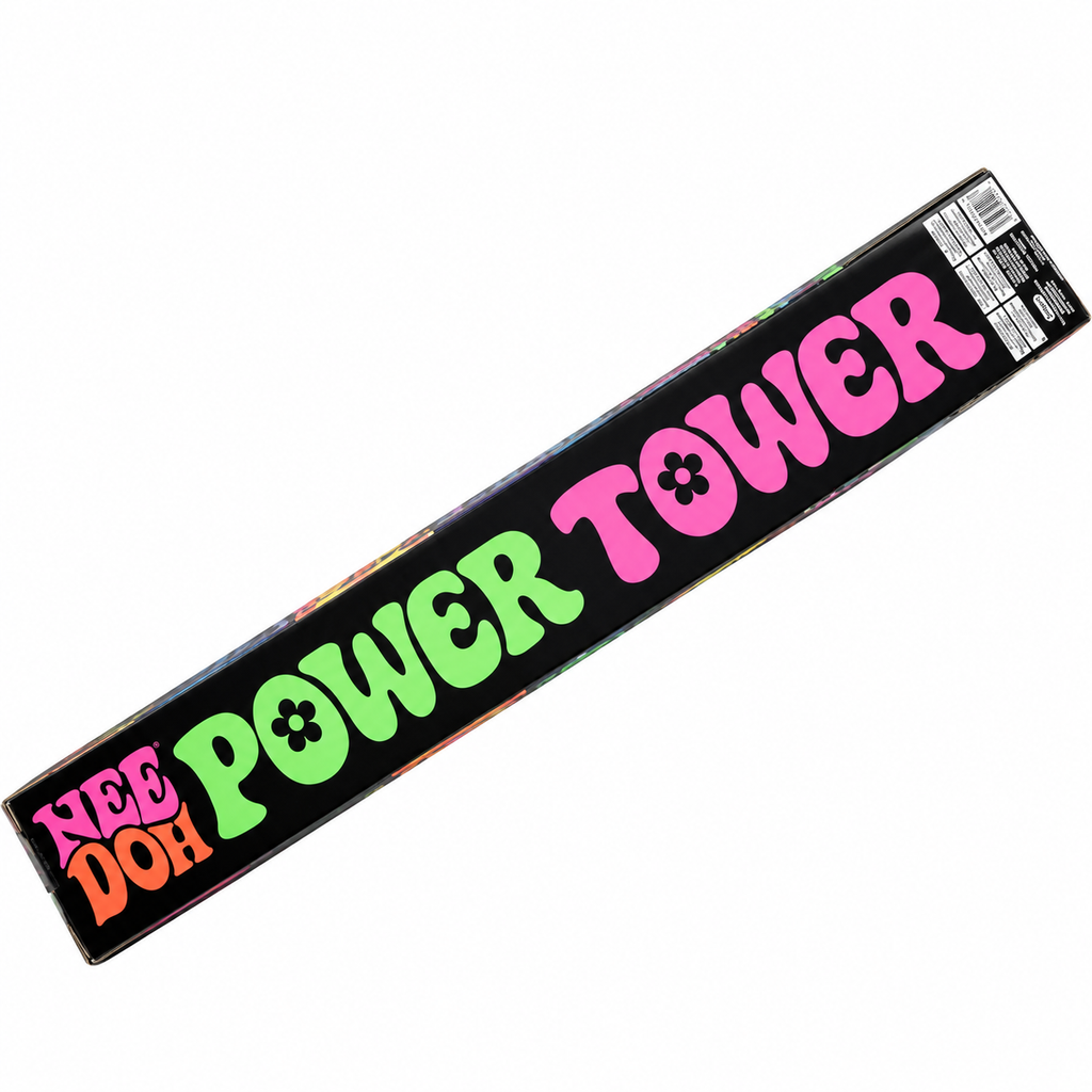 NeeDoh Power Tower 6 Pack – Rare Squishy Fidget Toy Set – The Happy Drop