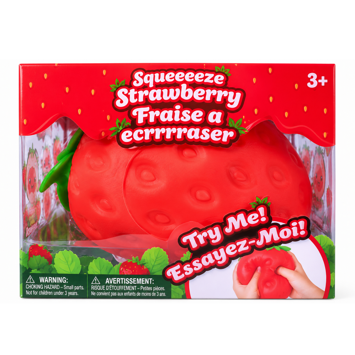 Sunny Days Squeeezy Strawberry Squishy Toy