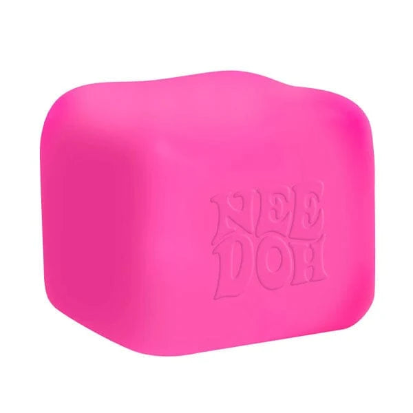 Schylling NeeDoh Nice Cube Glow – Glow in the Dark Squishy Sensory Fidget Toy