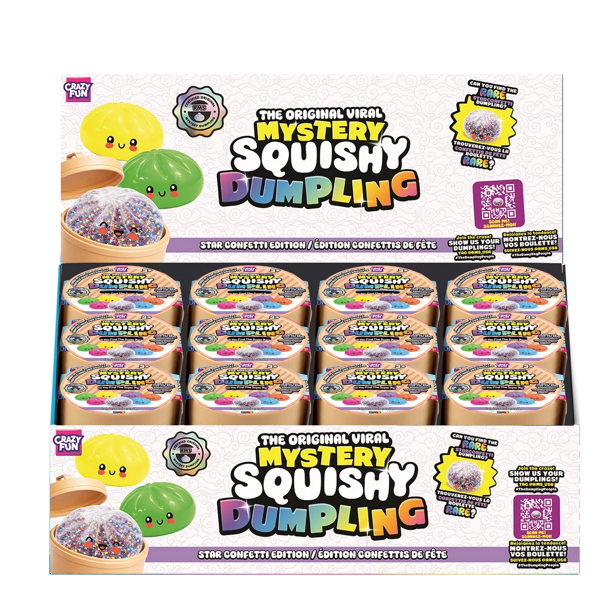 RMS Mystery Squishy Dumpling Star Confetti Edition